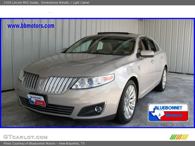 Smokestone Metallic / Light Camel 2009 Lincoln MKS Sedan