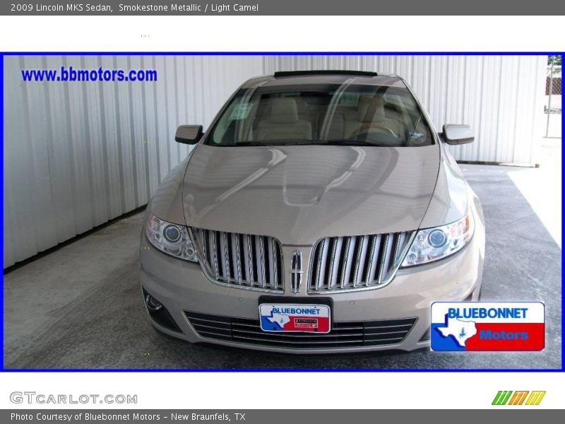 Smokestone Metallic / Light Camel 2009 Lincoln MKS Sedan