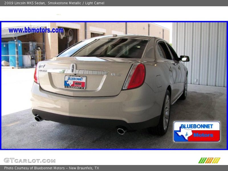 Smokestone Metallic / Light Camel 2009 Lincoln MKS Sedan