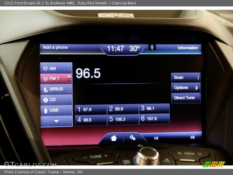 Ruby Red Metallic / Charcoal Black 2013 Ford Escape SE 2.0L EcoBoost 4WD