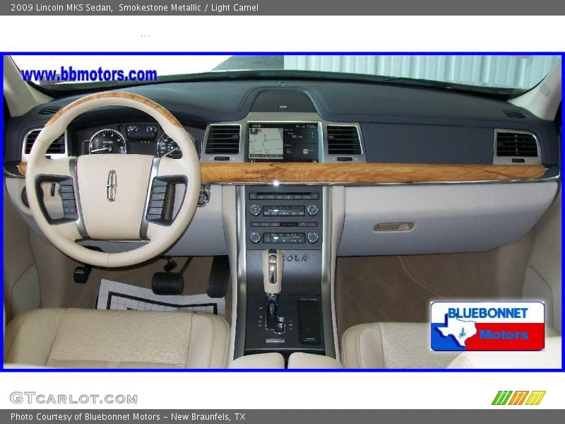Smokestone Metallic / Light Camel 2009 Lincoln MKS Sedan
