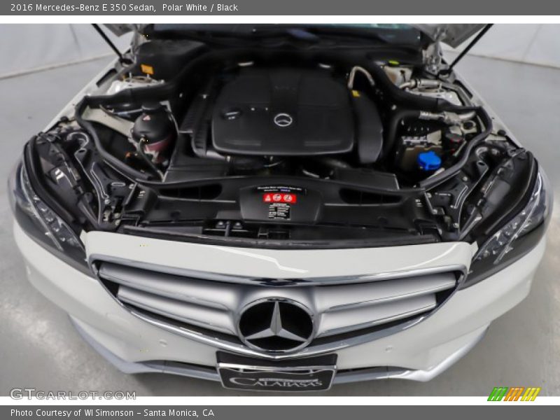 Polar White / Black 2016 Mercedes-Benz E 350 Sedan