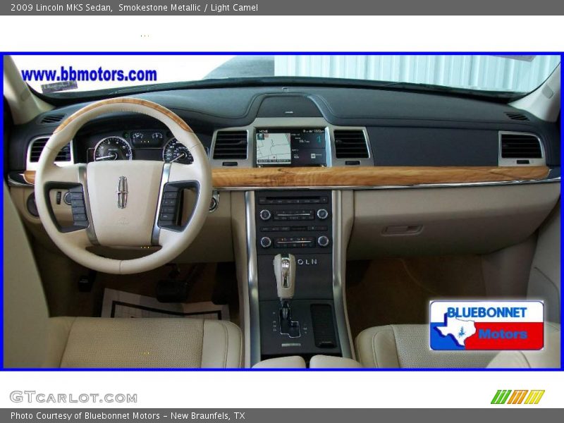 Smokestone Metallic / Light Camel 2009 Lincoln MKS Sedan