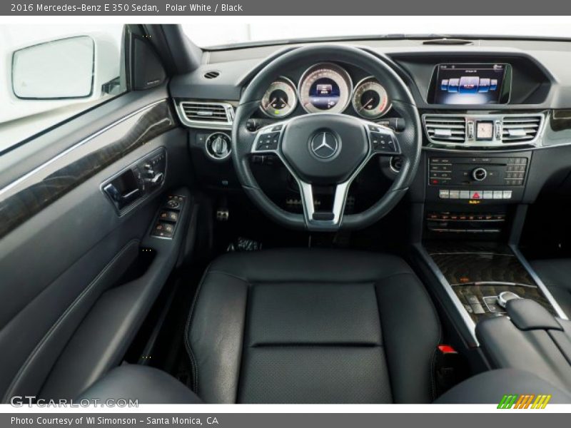 Polar White / Black 2016 Mercedes-Benz E 350 Sedan