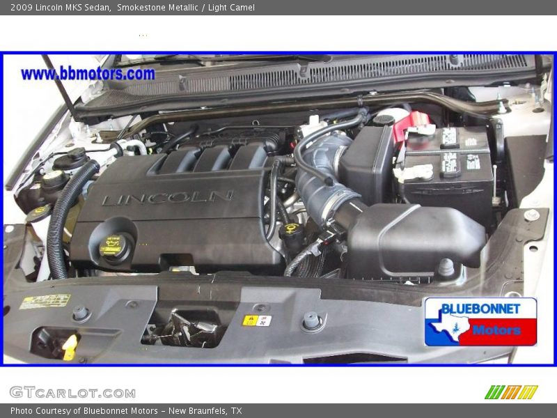 Smokestone Metallic / Light Camel 2009 Lincoln MKS Sedan