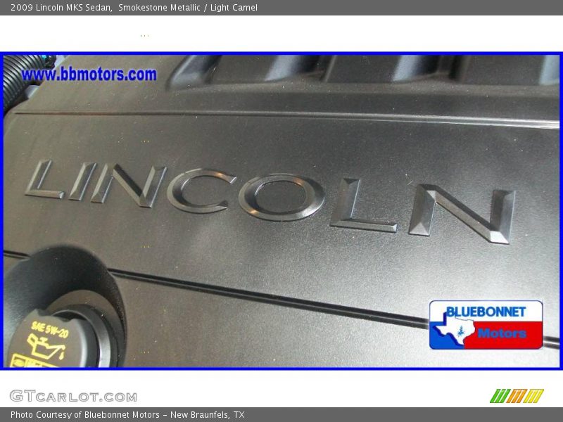 Smokestone Metallic / Light Camel 2009 Lincoln MKS Sedan