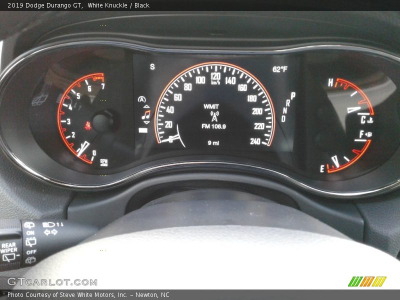 White Knuckle / Black 2019 Dodge Durango GT