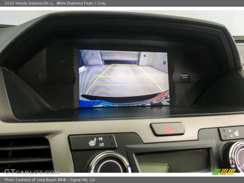 White Diamond Pearl / Gray 2015 Honda Odyssey EX-L
