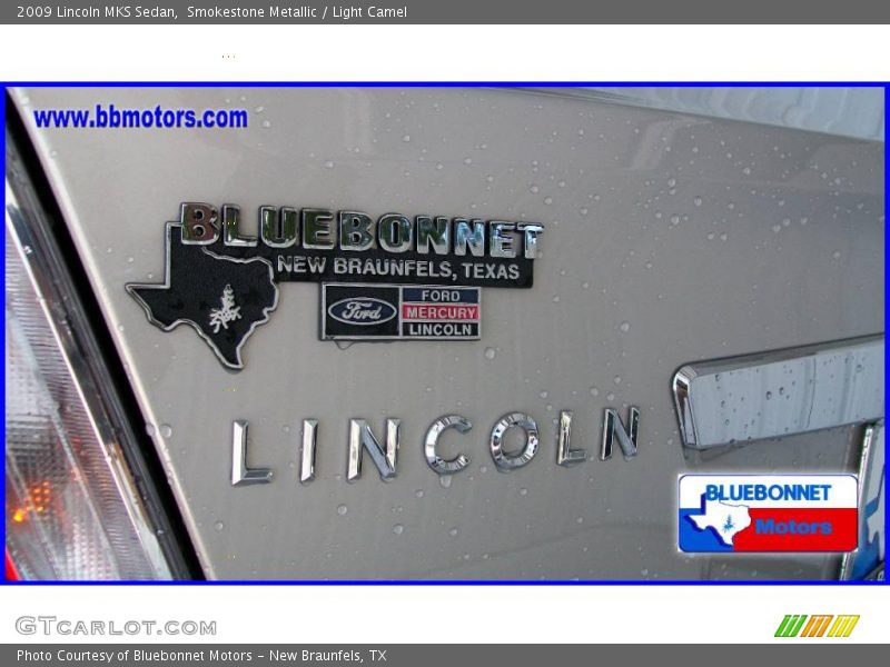 Smokestone Metallic / Light Camel 2009 Lincoln MKS Sedan