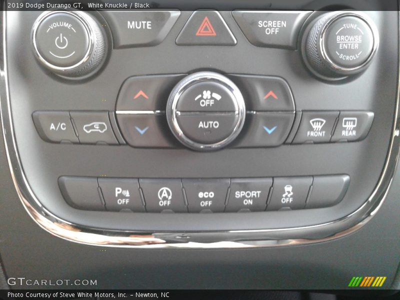 White Knuckle / Black 2019 Dodge Durango GT