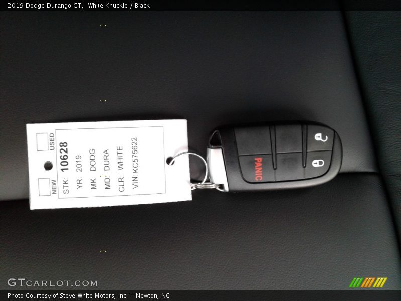 White Knuckle / Black 2019 Dodge Durango GT