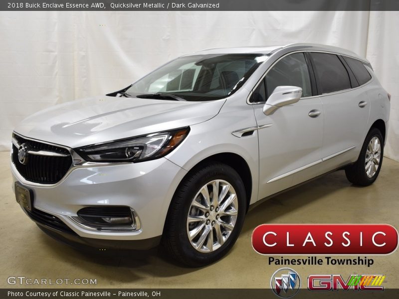 Quicksilver Metallic / Dark Galvanized 2018 Buick Enclave Essence AWD