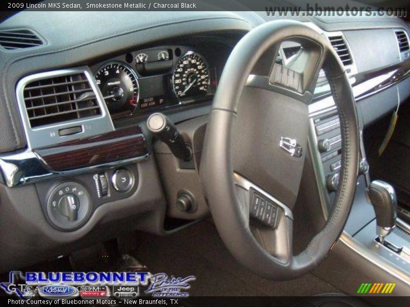 Smokestone Metallic / Charcoal Black 2009 Lincoln MKS Sedan