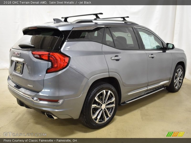 Satin Steel Metallic / ­Jet Black 2018 GMC Terrain Denali AWD