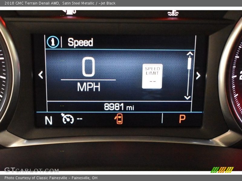 Satin Steel Metallic / ­Jet Black 2018 GMC Terrain Denali AWD