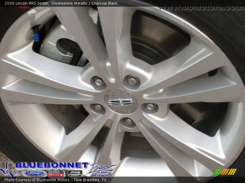 Smokestone Metallic / Charcoal Black 2009 Lincoln MKS Sedan