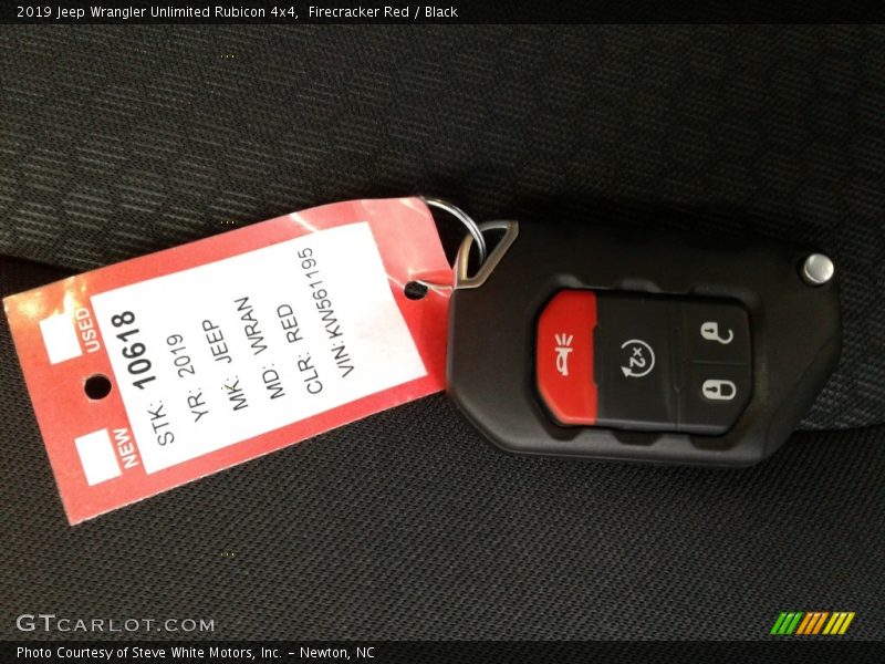 Firecracker Red / Black 2019 Jeep Wrangler Unlimited Rubicon 4x4