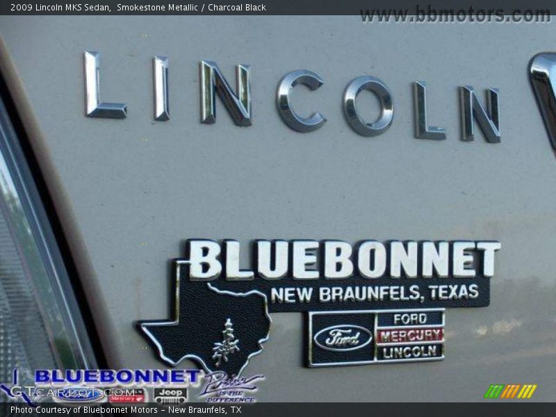 Smokestone Metallic / Charcoal Black 2009 Lincoln MKS Sedan