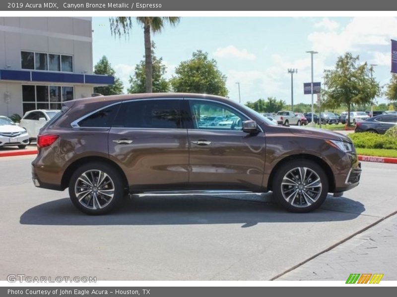 Canyon Bronze Metallic / Espresso 2019 Acura MDX