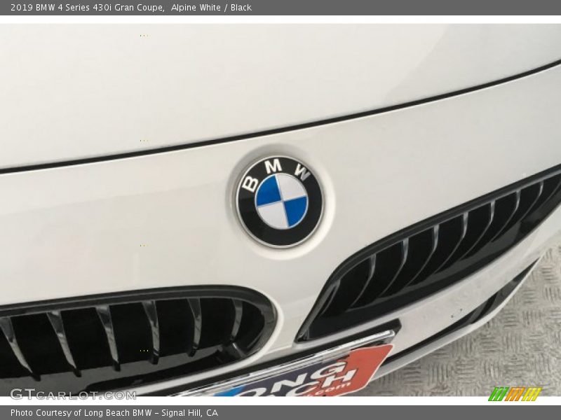 Alpine White / Black 2019 BMW 4 Series 430i Gran Coupe
