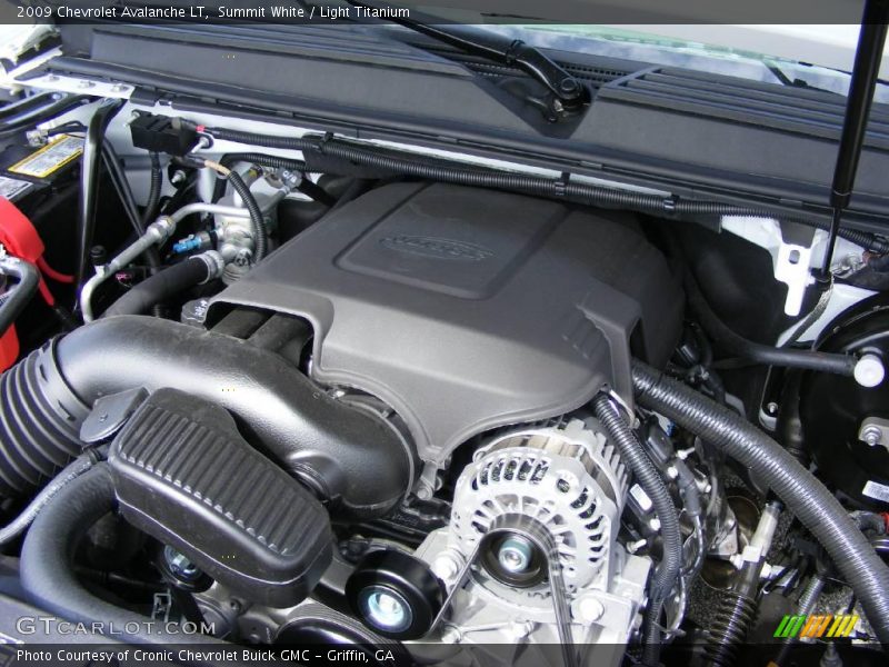 Summit White / Light Titanium 2009 Chevrolet Avalanche LT