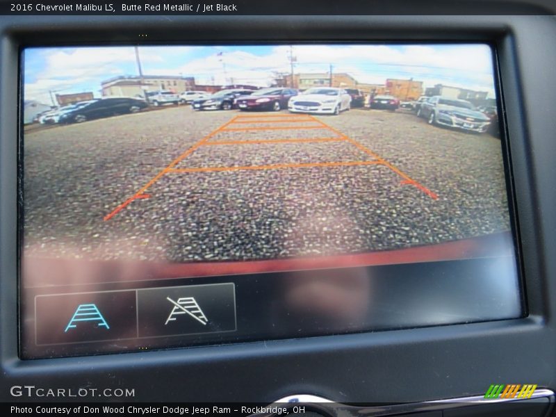 Butte Red Metallic / Jet Black 2016 Chevrolet Malibu LS
