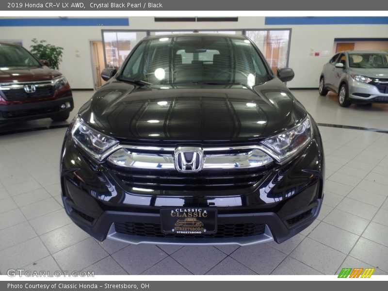 Crystal Black Pearl / Black 2019 Honda CR-V LX AWD