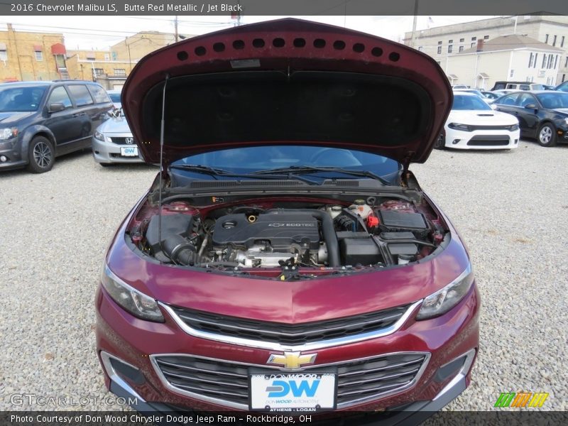 Butte Red Metallic / Jet Black 2016 Chevrolet Malibu LS