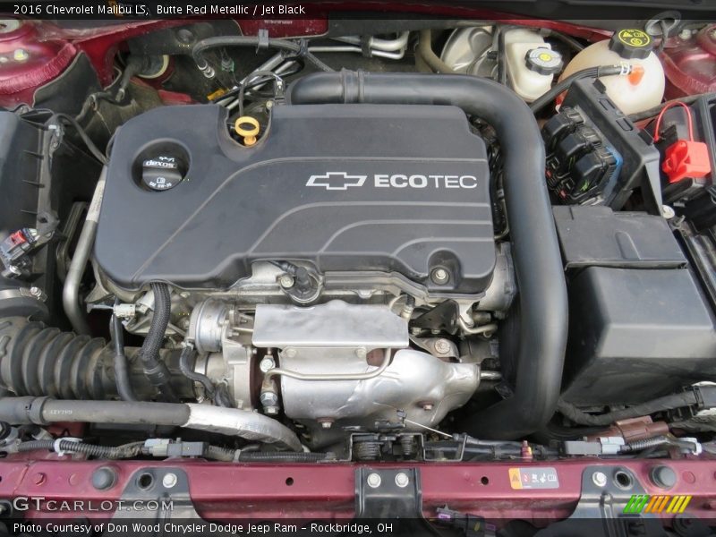 Butte Red Metallic / Jet Black 2016 Chevrolet Malibu LS