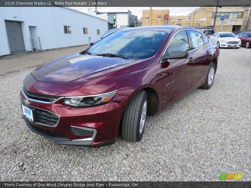 Butte Red Metallic / Jet Black 2016 Chevrolet Malibu LS