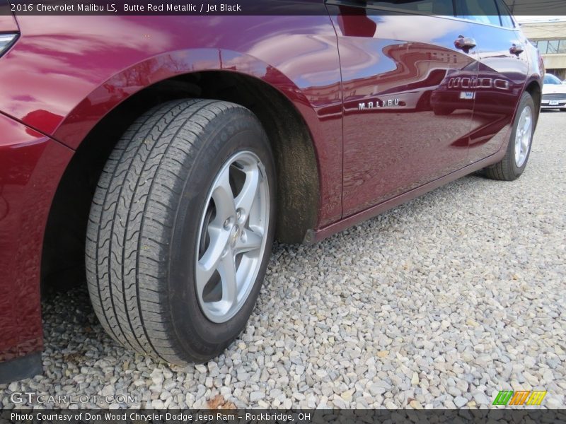 Butte Red Metallic / Jet Black 2016 Chevrolet Malibu LS