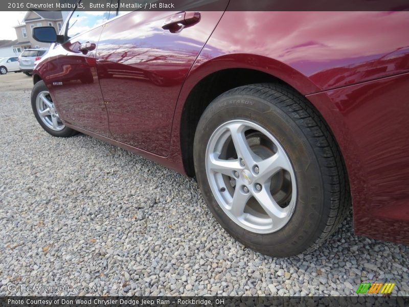 Butte Red Metallic / Jet Black 2016 Chevrolet Malibu LS