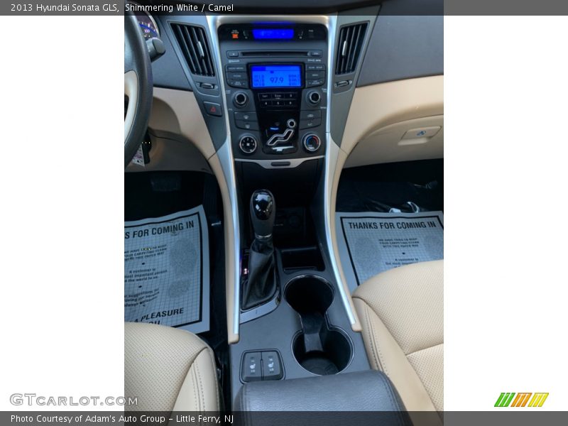 Shimmering White / Camel 2013 Hyundai Sonata GLS