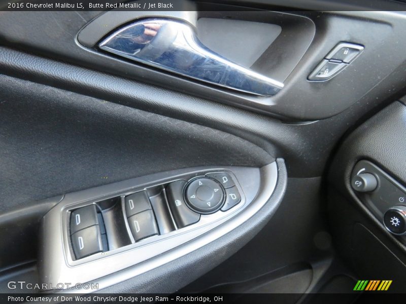 Butte Red Metallic / Jet Black 2016 Chevrolet Malibu LS