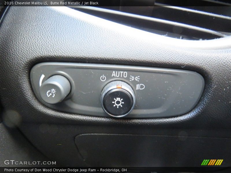 Butte Red Metallic / Jet Black 2016 Chevrolet Malibu LS