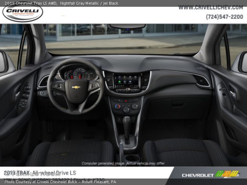Nightfall Gray Metallic / Jet Black 2019 Chevrolet Trax LS AWD