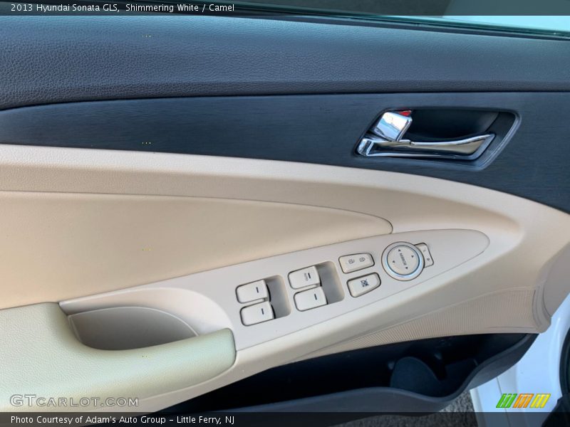Shimmering White / Camel 2013 Hyundai Sonata GLS