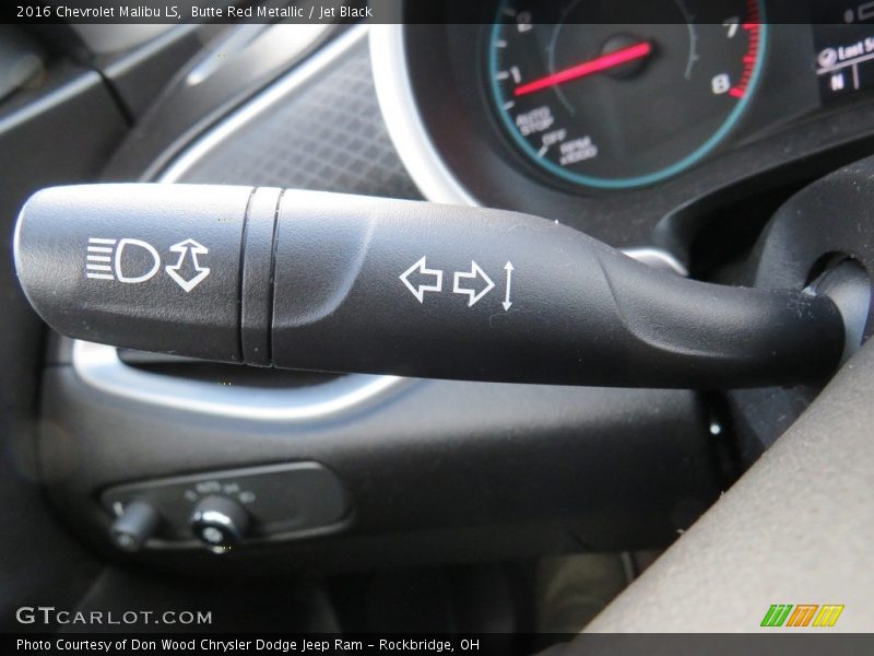 Butte Red Metallic / Jet Black 2016 Chevrolet Malibu LS