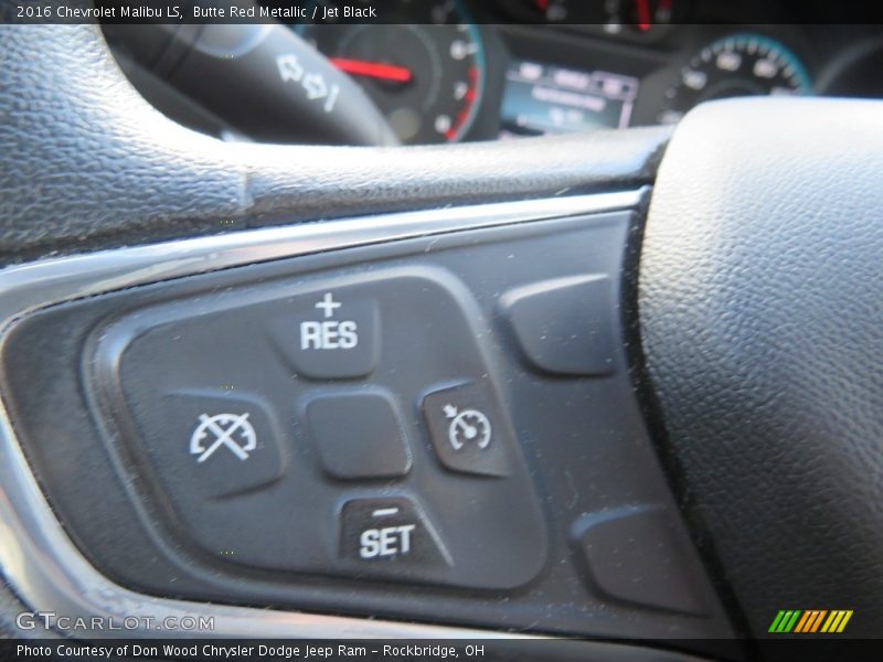 Butte Red Metallic / Jet Black 2016 Chevrolet Malibu LS