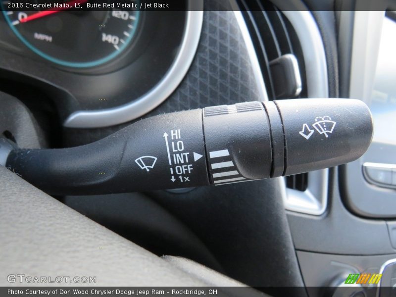 Butte Red Metallic / Jet Black 2016 Chevrolet Malibu LS