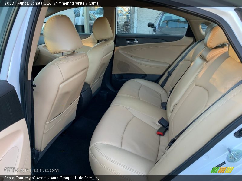 Shimmering White / Camel 2013 Hyundai Sonata GLS