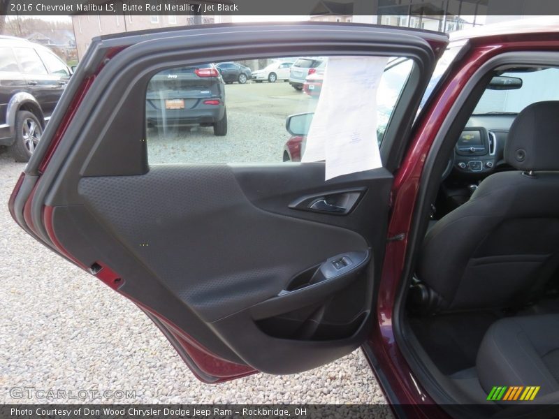 Butte Red Metallic / Jet Black 2016 Chevrolet Malibu LS