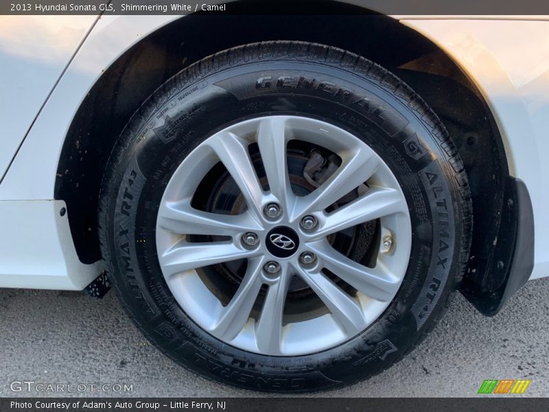 Shimmering White / Camel 2013 Hyundai Sonata GLS
