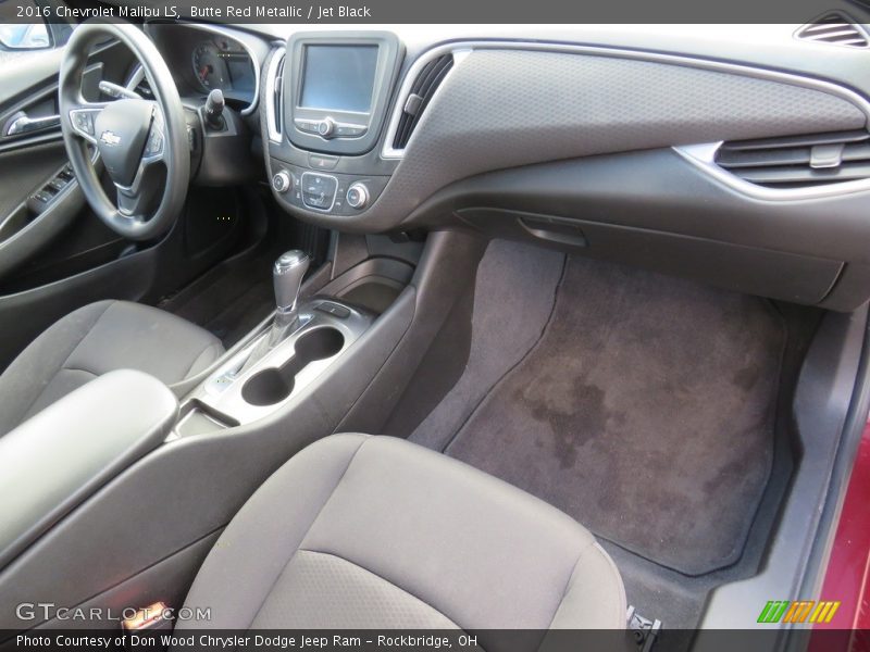 Butte Red Metallic / Jet Black 2016 Chevrolet Malibu LS