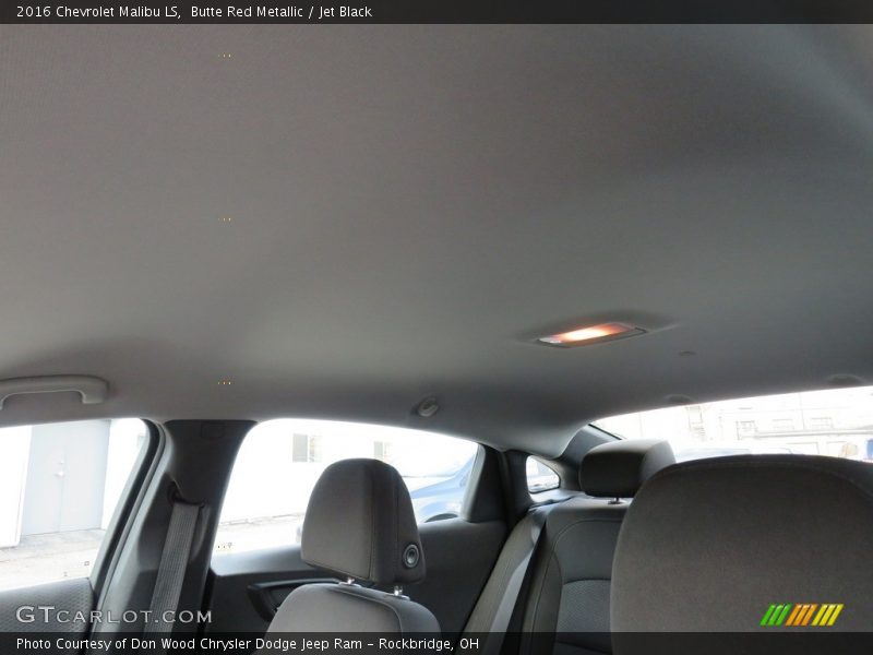 Butte Red Metallic / Jet Black 2016 Chevrolet Malibu LS