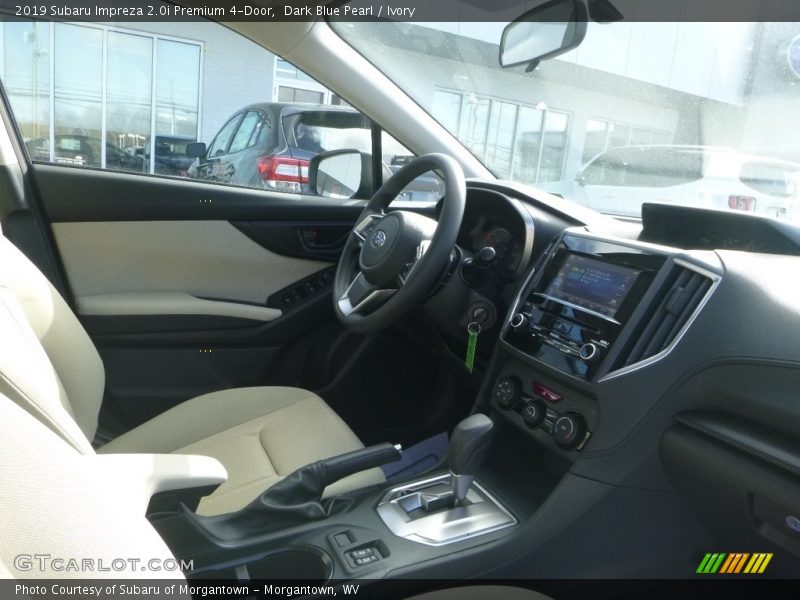 Dark Blue Pearl / Ivory 2019 Subaru Impreza 2.0i Premium 4-Door