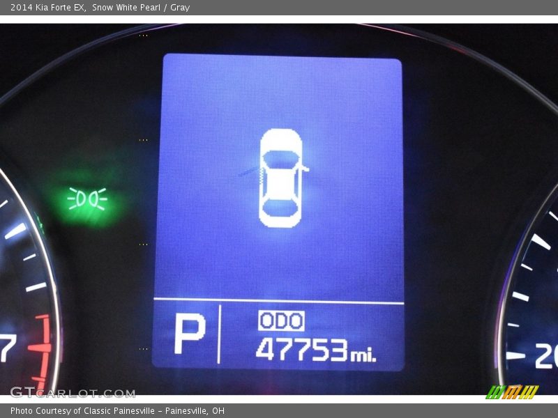 Snow White Pearl / Gray 2014 Kia Forte EX