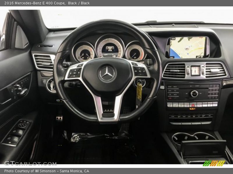 Black / Black 2016 Mercedes-Benz E 400 Coupe