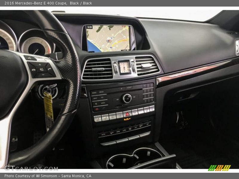 Black / Black 2016 Mercedes-Benz E 400 Coupe