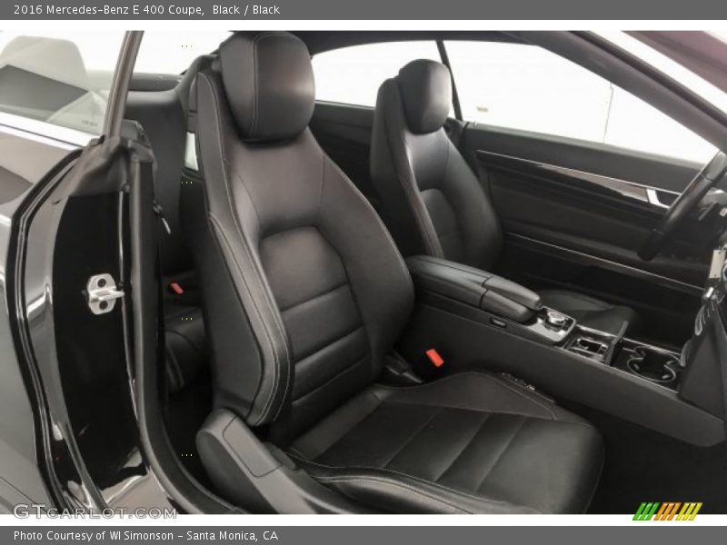 Black / Black 2016 Mercedes-Benz E 400 Coupe
